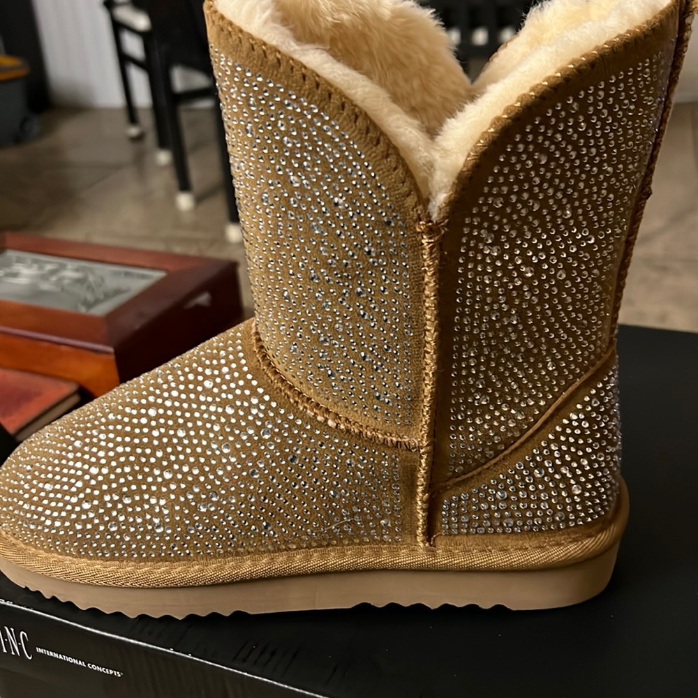Bling Tan Adriel Boots